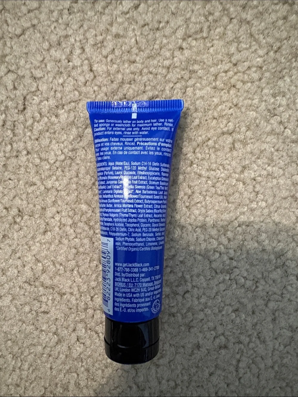 5 for $25 item 🌸 Jack Black Turbo Wash Energizing Cleanser for Hair & Body 1oz